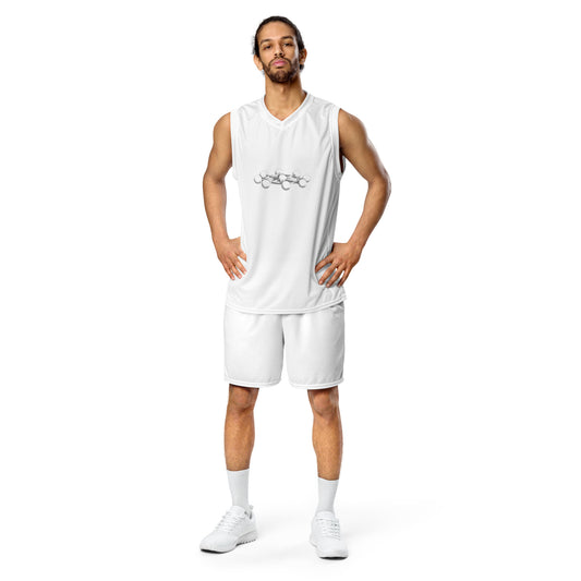 Sacred treasure Recycled unisex basketball jersey