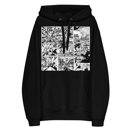 "BLACK FLASH" Premium eco hoodie