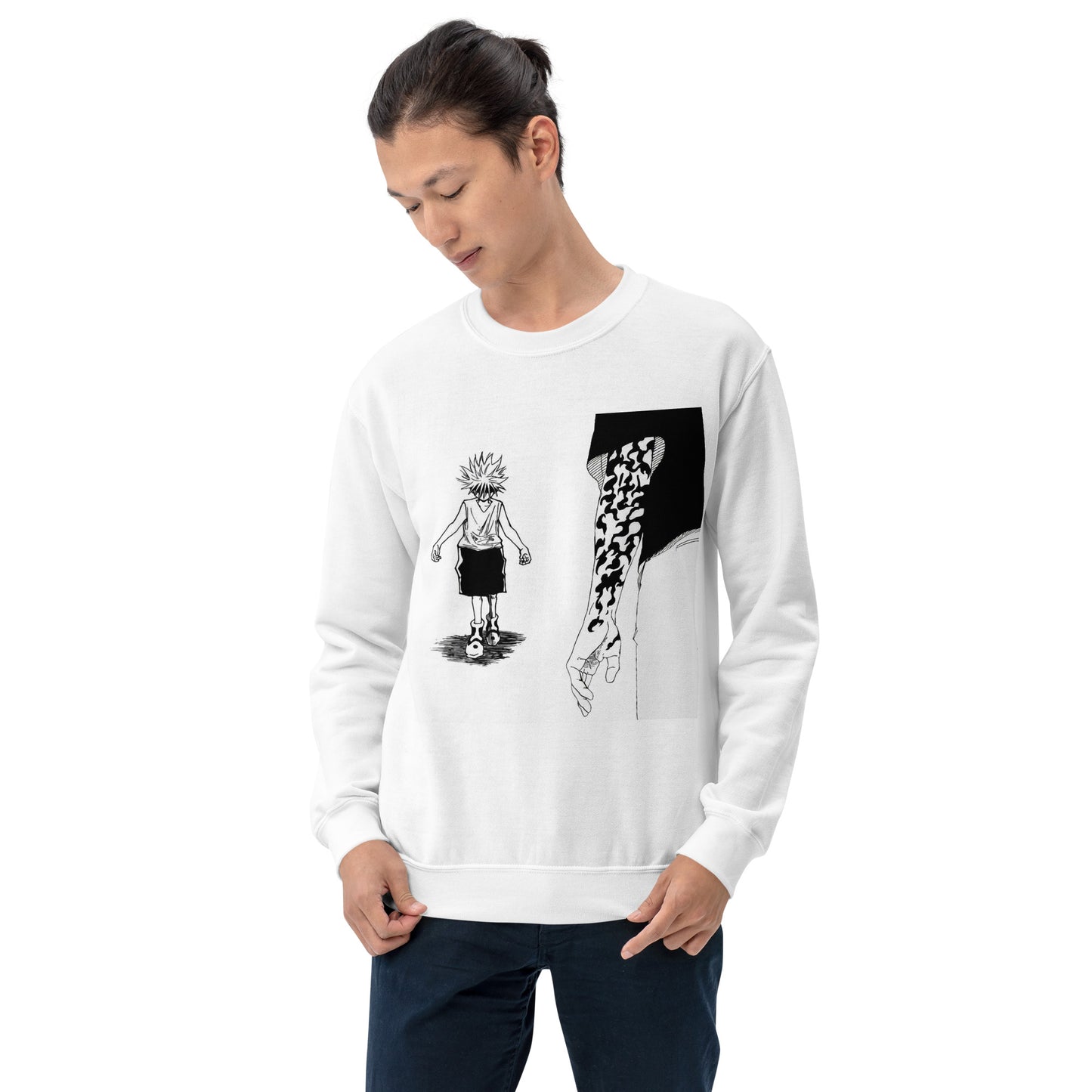 Killua vs Sasuke Unisex Sweatshirt