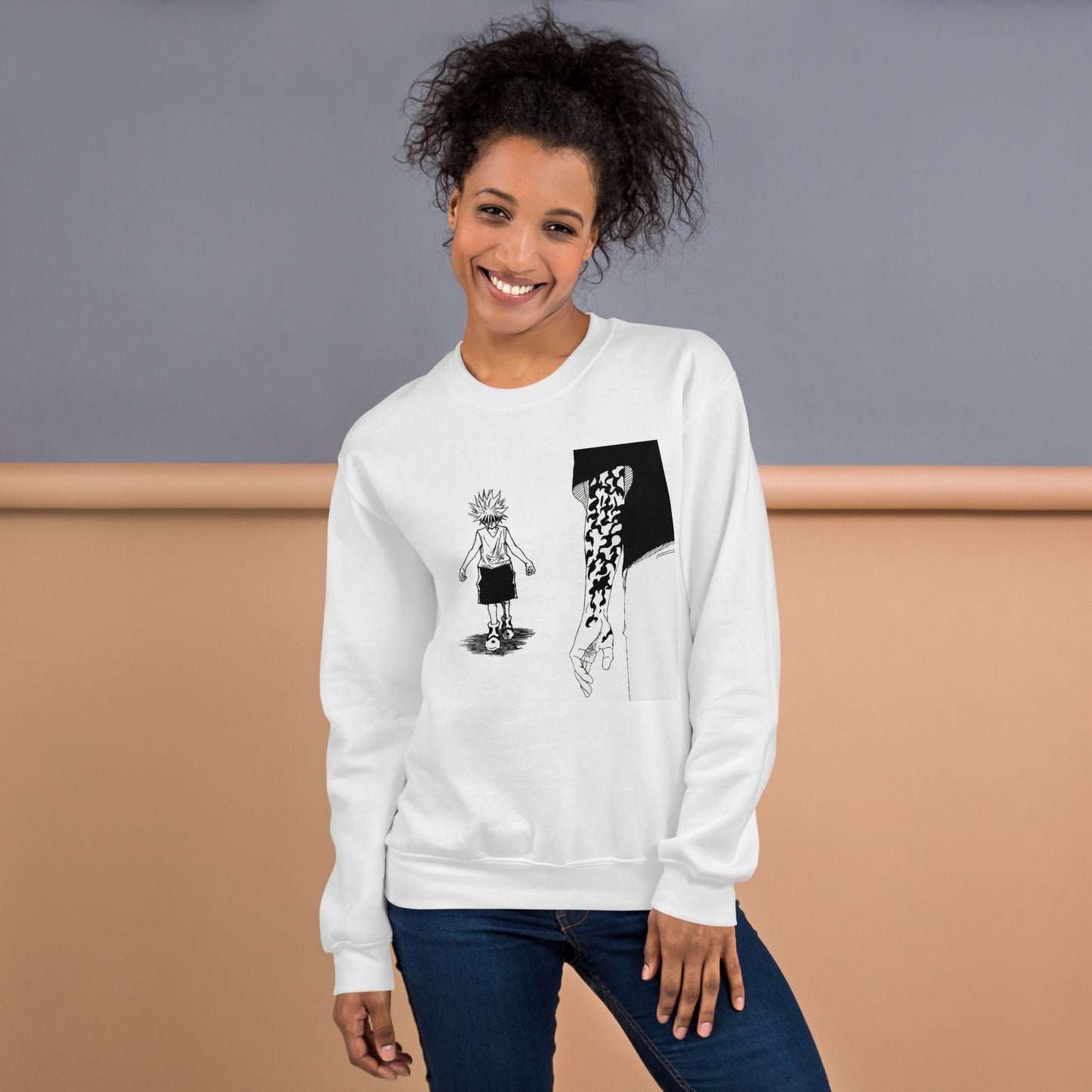 Killua vs Sasuke Unisex Sweatshirt