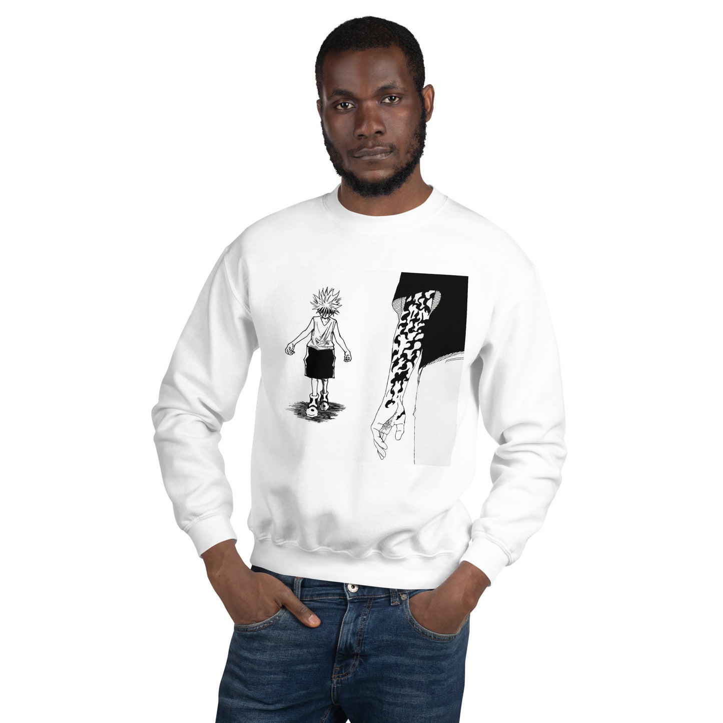 Killua vs Sasuke Unisex Sweatshirt