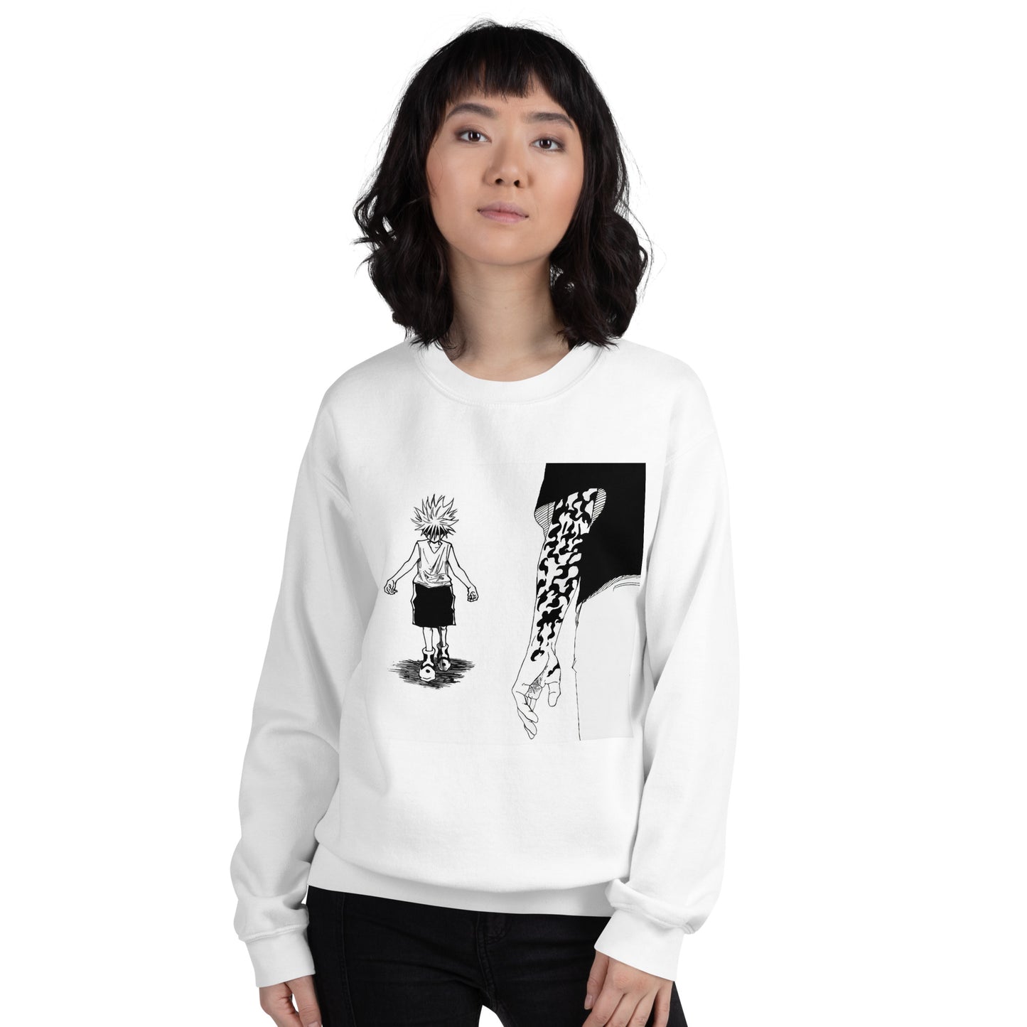 Killua vs Sasuke Unisex Sweatshirt