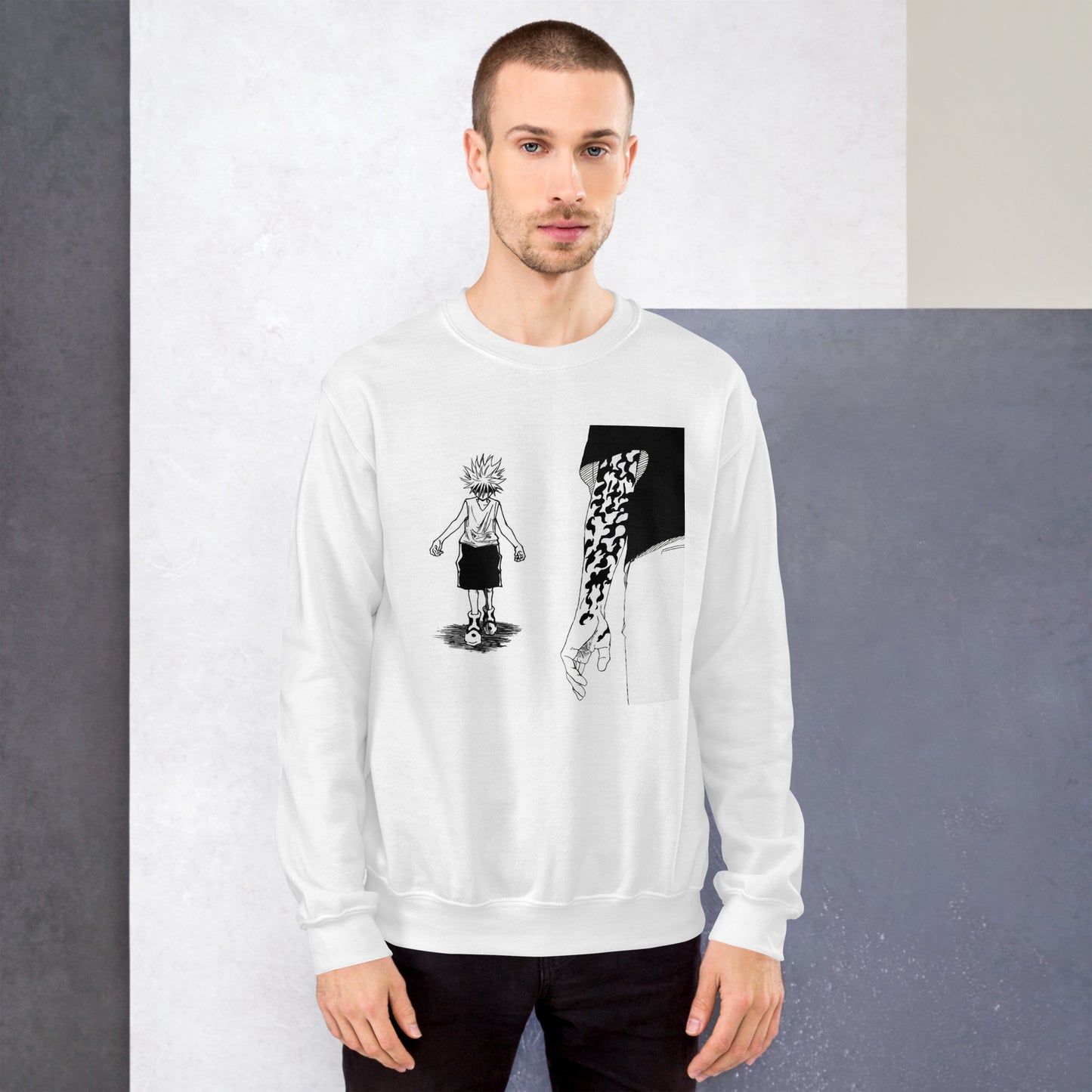 Killua vs Sasuke Unisex Sweatshirt