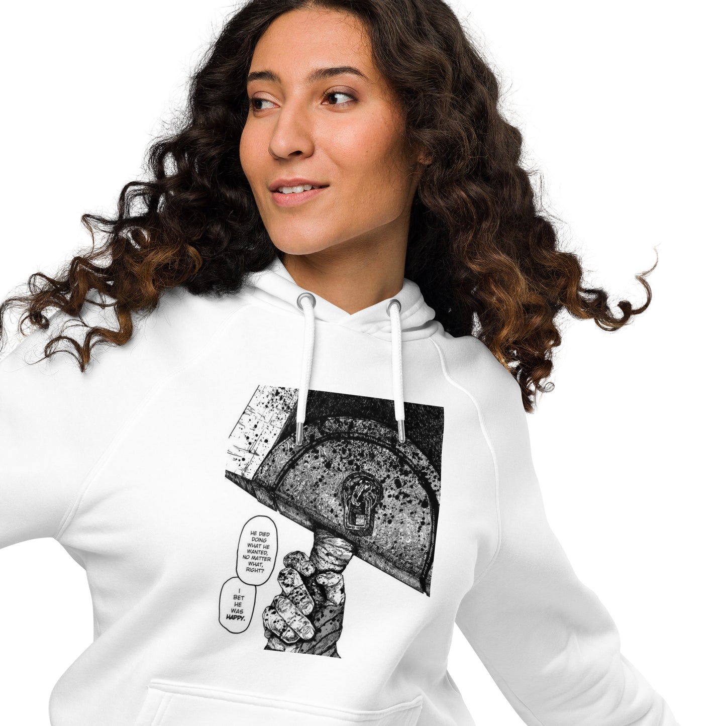 Berserk Unisex eco raglan hoodie