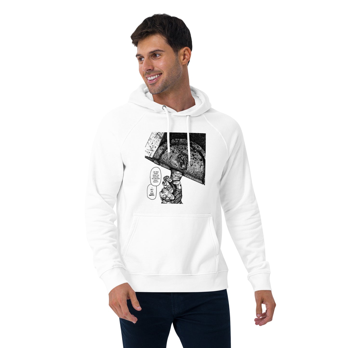 Berserk Unisex eco raglan hoodie