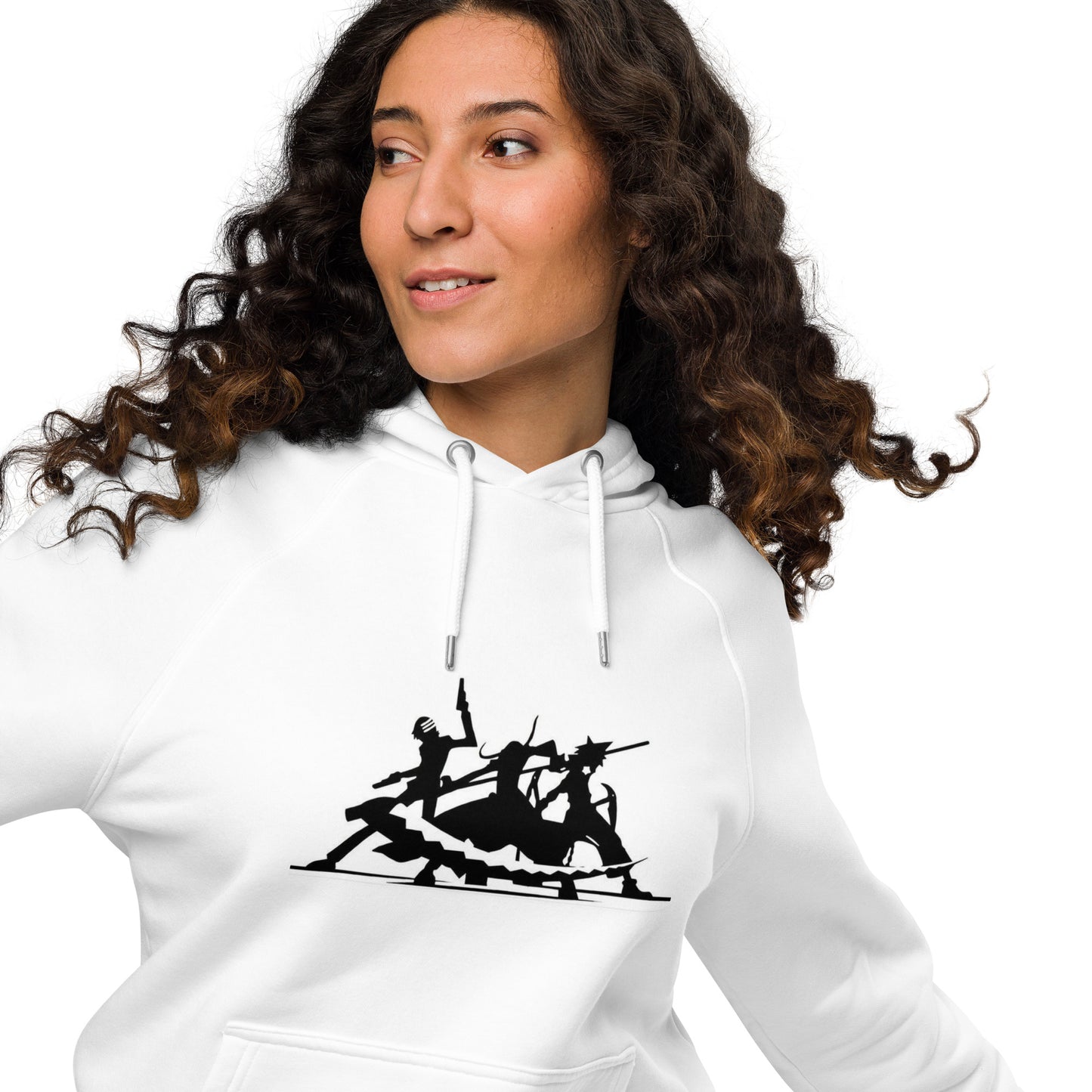 Unisex eco raglan hoodie