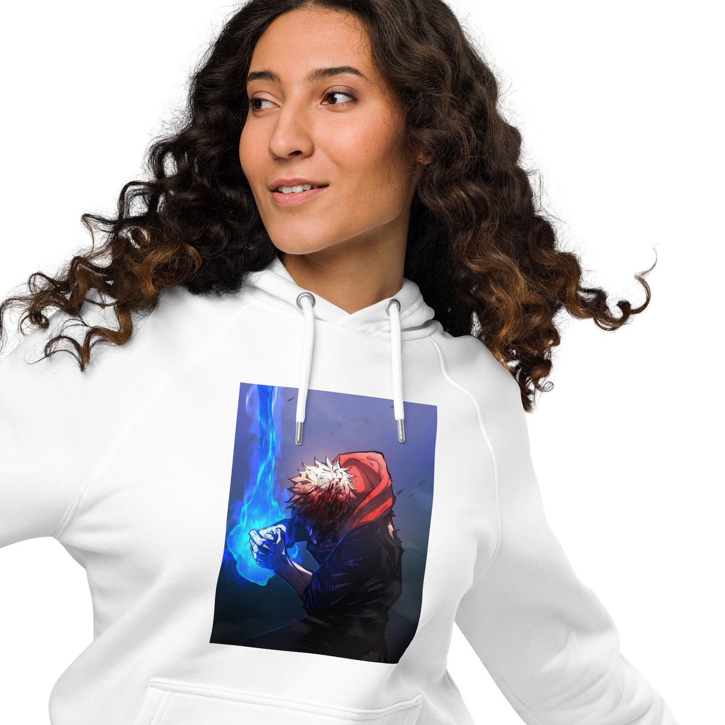 Unisex eco raglan hoodie