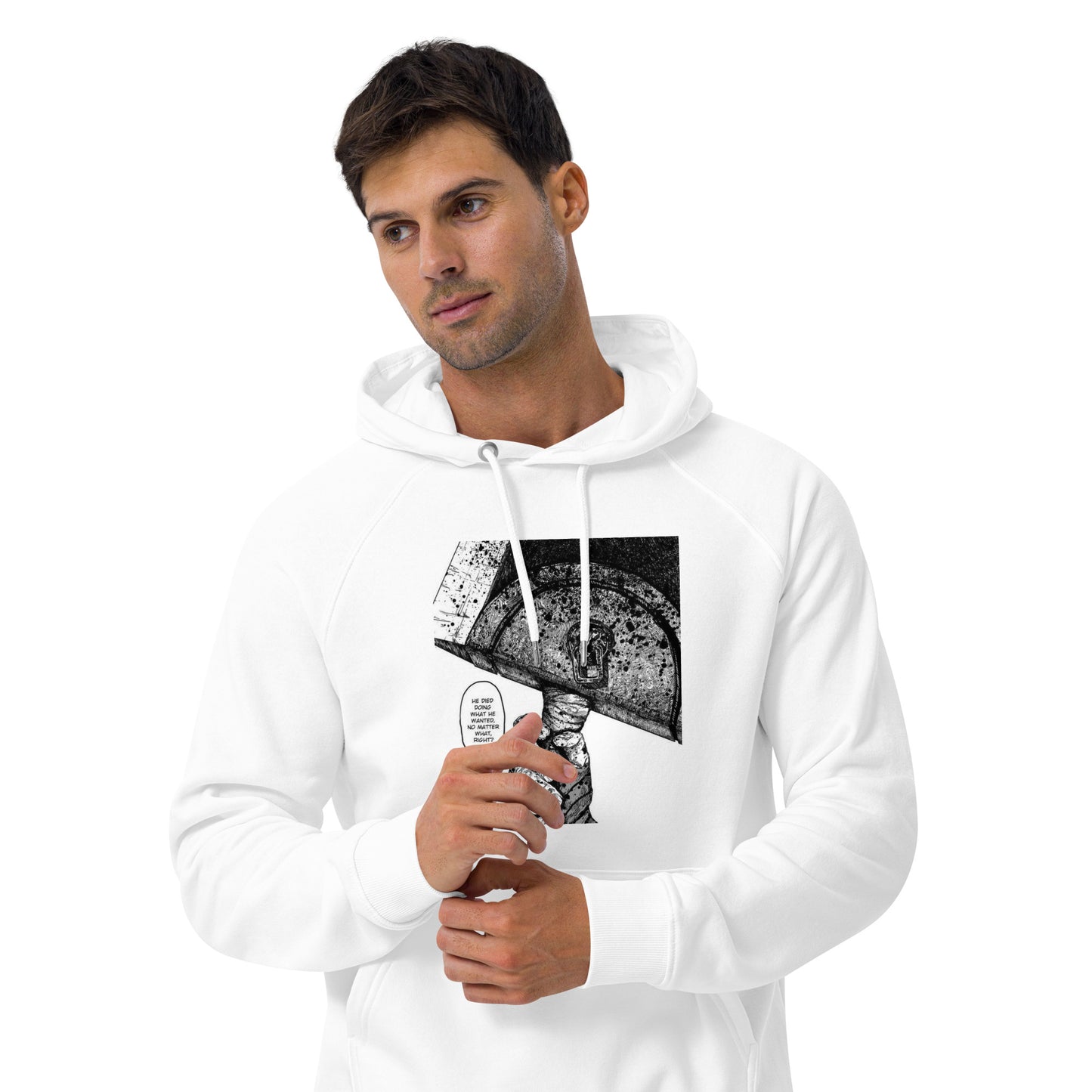 Berserk Unisex eco raglan hoodie