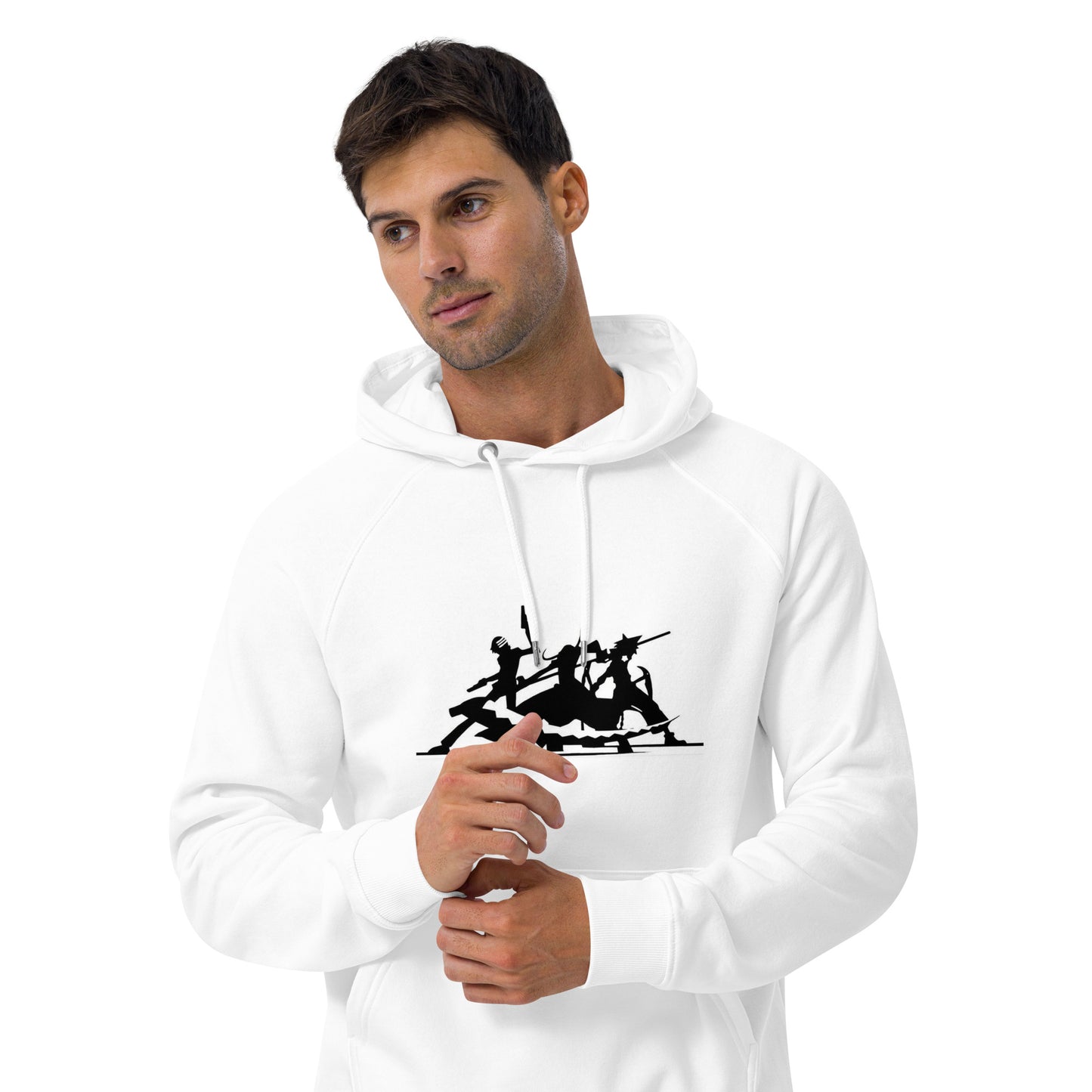 Unisex eco raglan hoodie