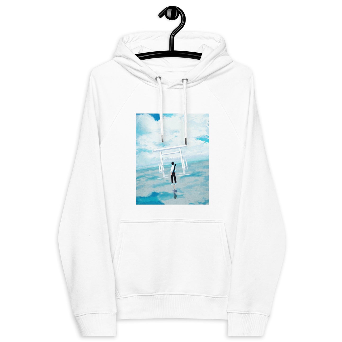 Unisex eco raglan hoodie