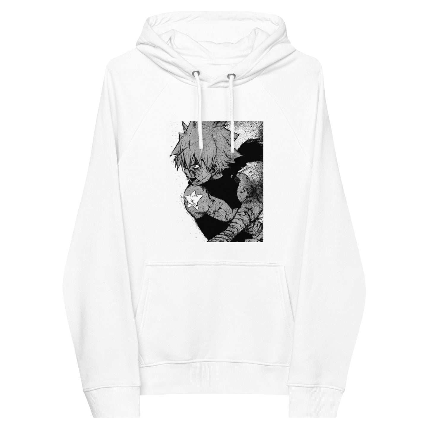 Blackstar Unisex eco raglan hoodie