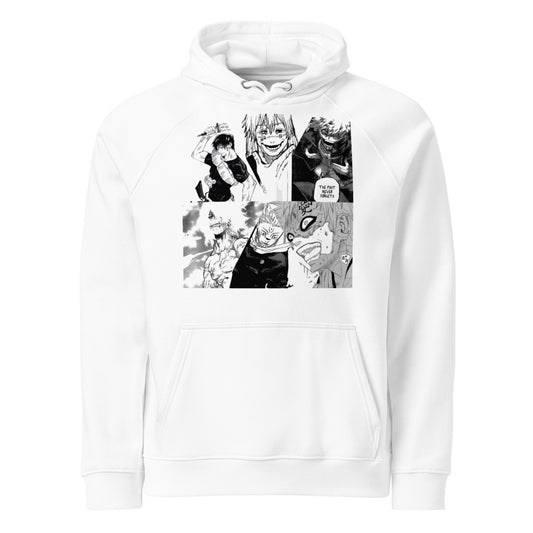 Smile Unisex eco raglan hoodie