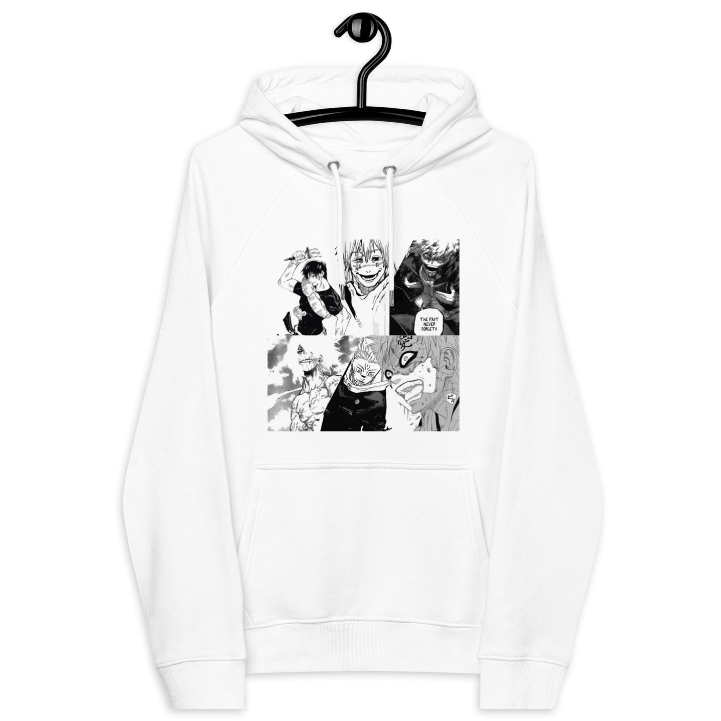 Smile Unisex eco raglan hoodie